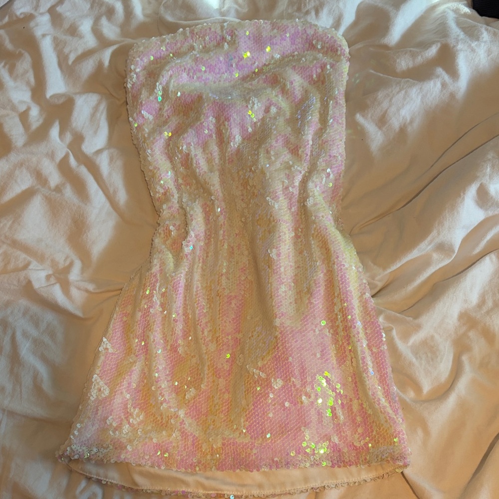 Forever 21 Iridescent Sequin Dress